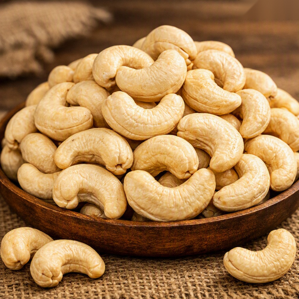 Cashew (Kaju) close-up texture